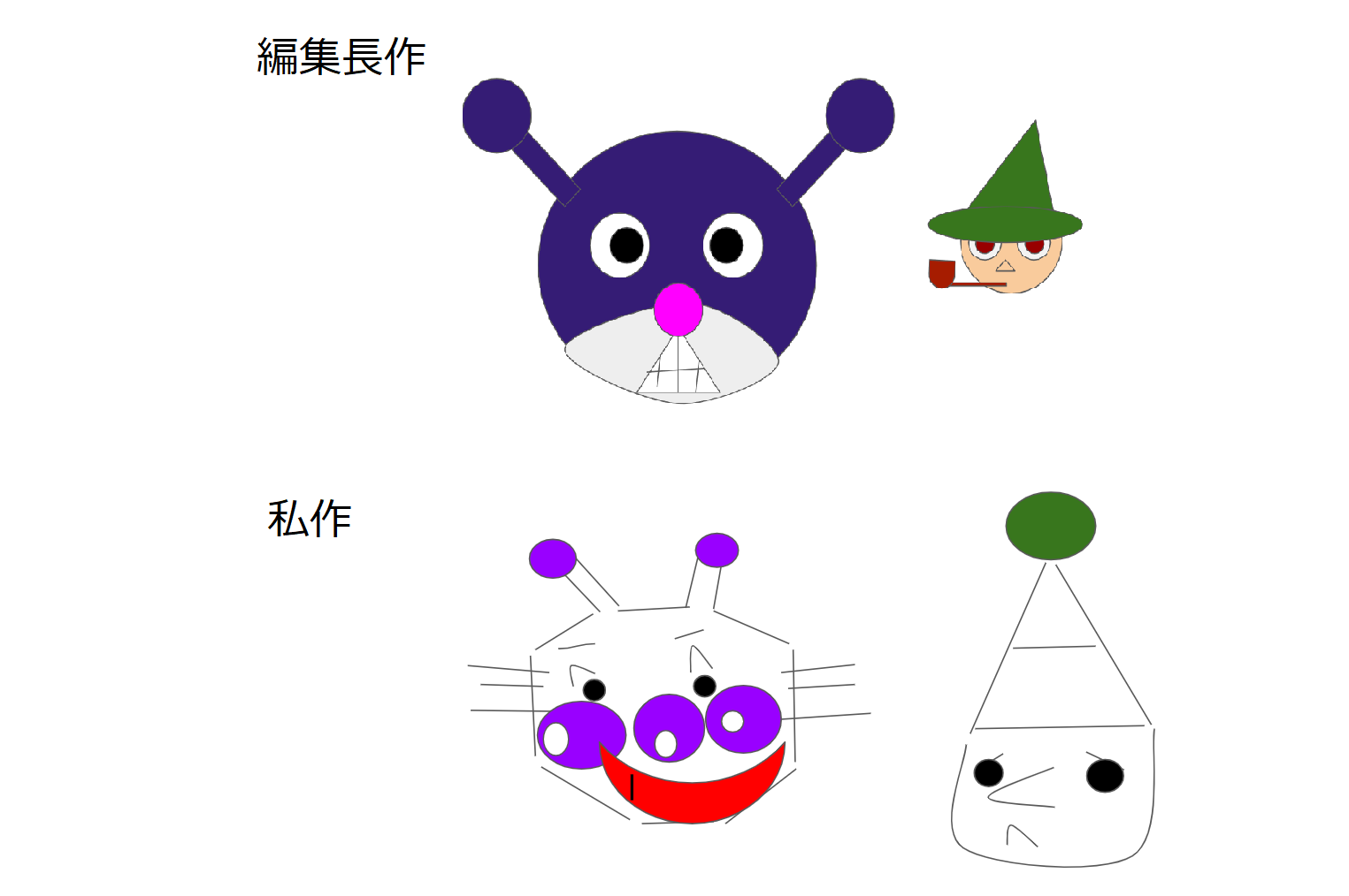 Googleスライド Zoomでお絵かき対決 定番のキャラを全力で描いた結果 Playlife プレイライフ